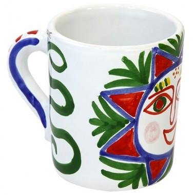 Tazza Mug Ceramiche De Simone decorata a mano Salina Tazza Mug Ceramiche De Simone decorata a mano Salina